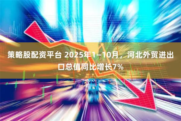 策略股配资平台 2025年1—10月，河北外贸进出口总值同比增长7%